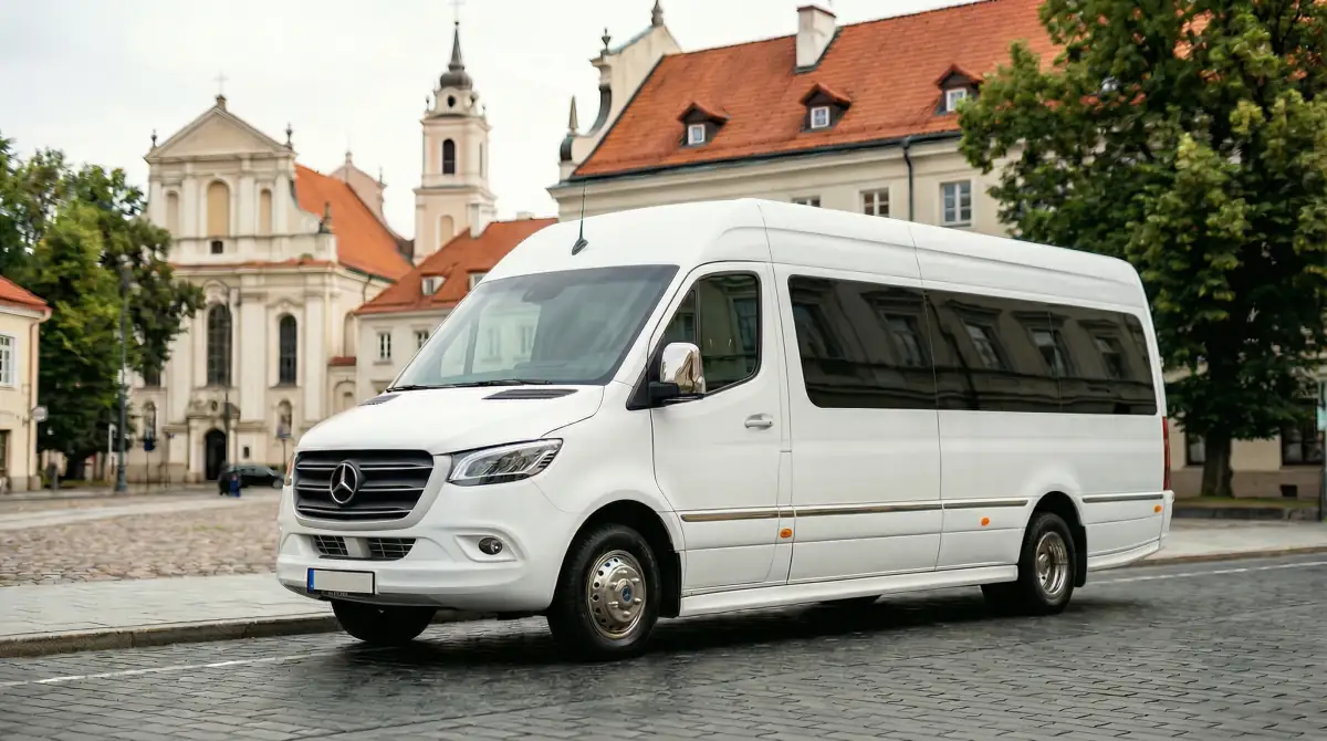 Premium klasės 30 vietų VIP autobusas grupėms ir verslo kelionėms